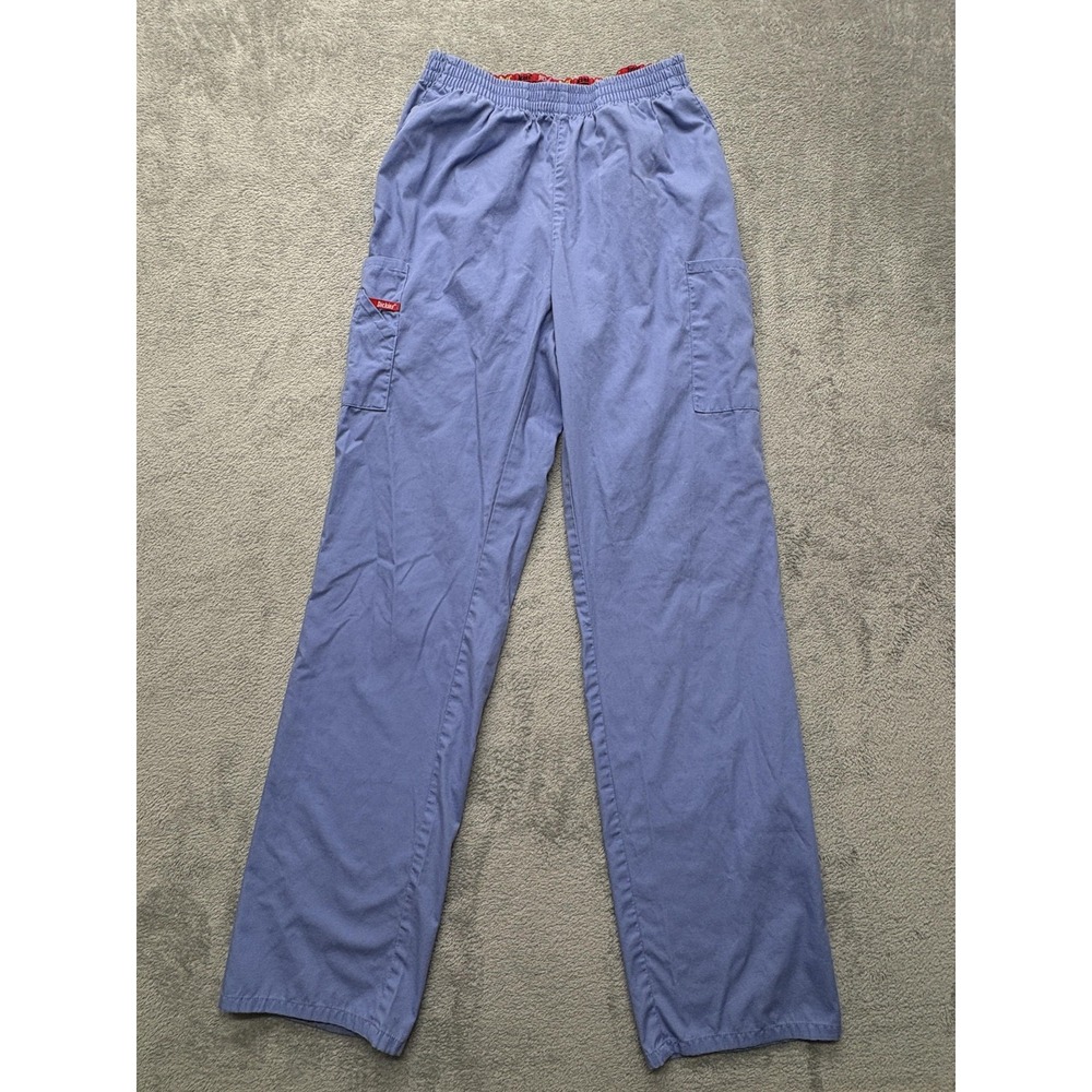 Dickies Pants Mens Medium Tall Blue Cargo Scrub Medical Workwear 25106T‎ CIWZ